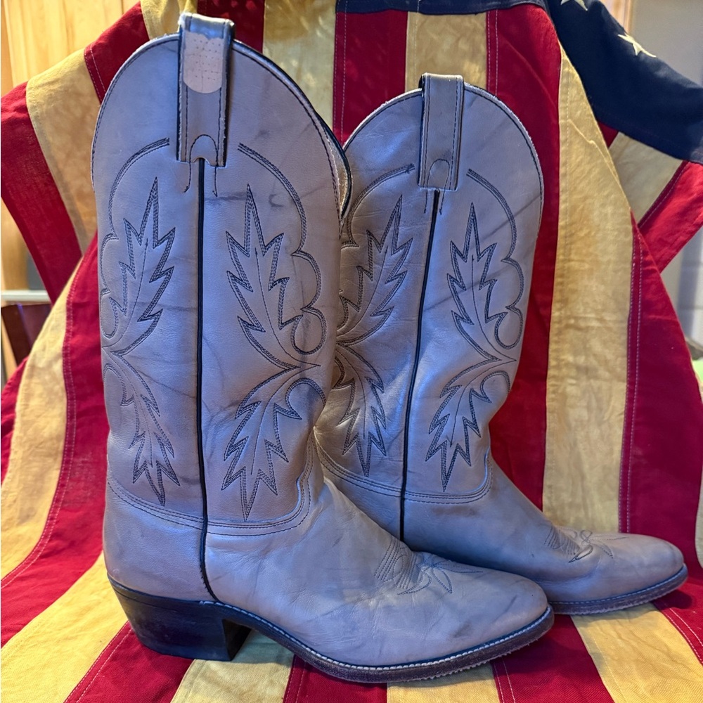 Vintage Miller Stockman Men’s 9.5D Western/Cowboy Boots